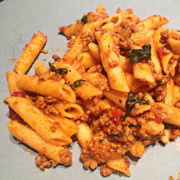Penne with Meatsauce