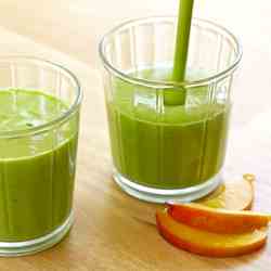 Ginger Peach Green Smoothie