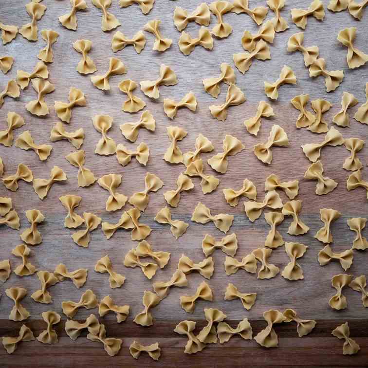 Farfalle with Rye