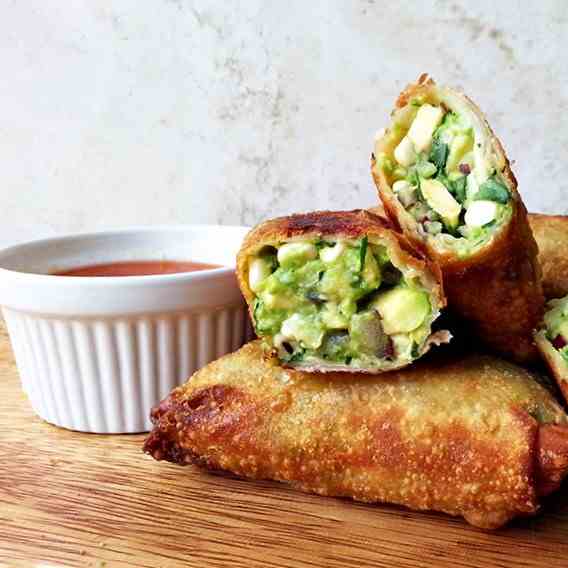 Avocado egg rolls