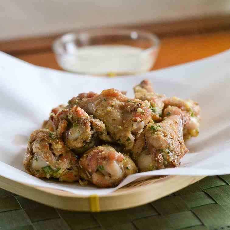 Baked Parmesan Garlic Chicken Wings