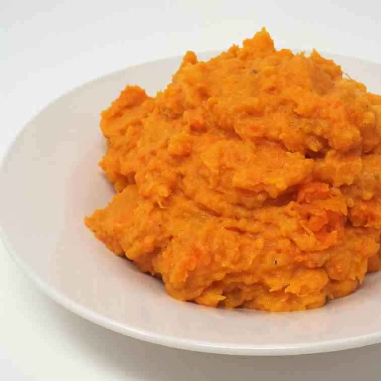 Spicy Sweet Potato and Carrot Mash