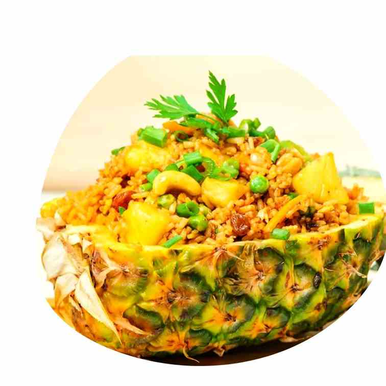 Thai Vegetarian Pineapple Fried Rice