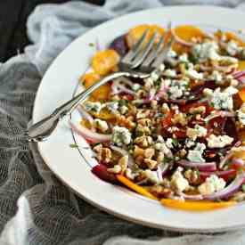 Beet Salad with Walnuts and Gorgonzola