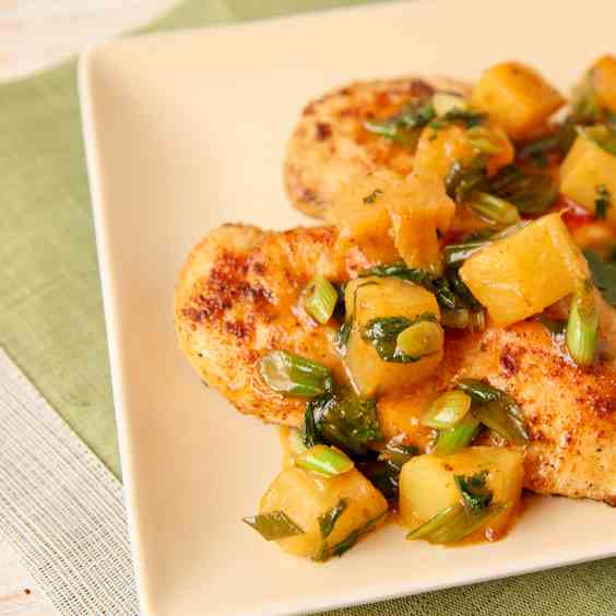 Tropical Twist Chicken Piccata