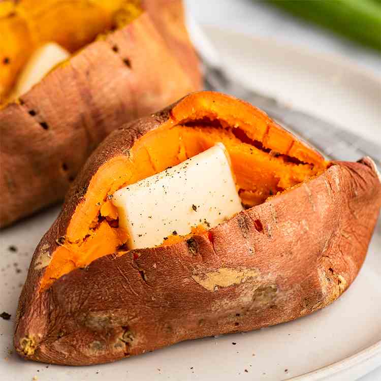 Microwave Sweet Potato
