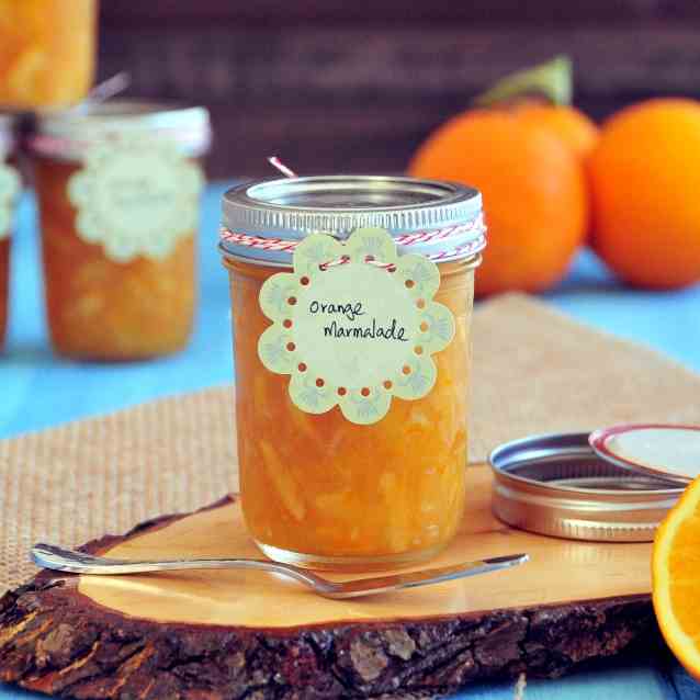 Orange Marmalade with Meyer Lemon