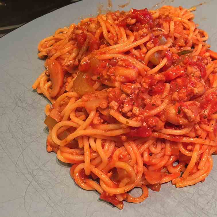 Spicy Spaghetti Arrabbiata