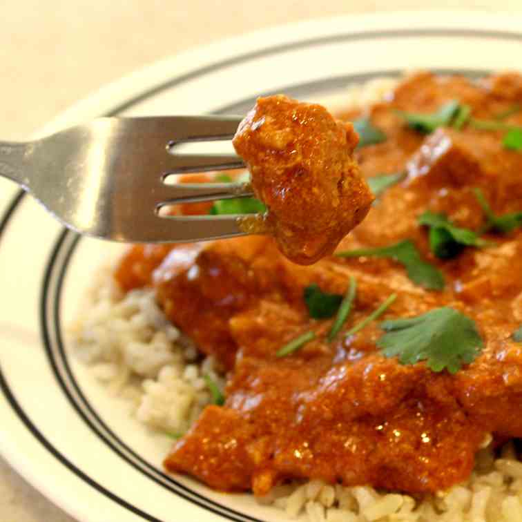 Indian Butter Chicken in the Slow Cooker
