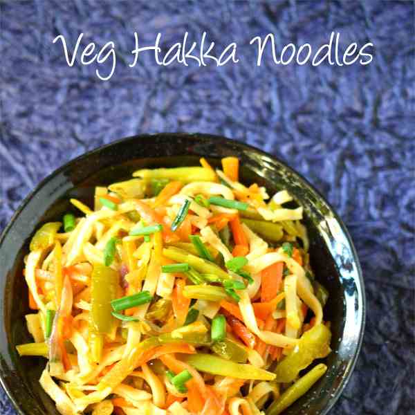 Vegetable Hakka Noodles