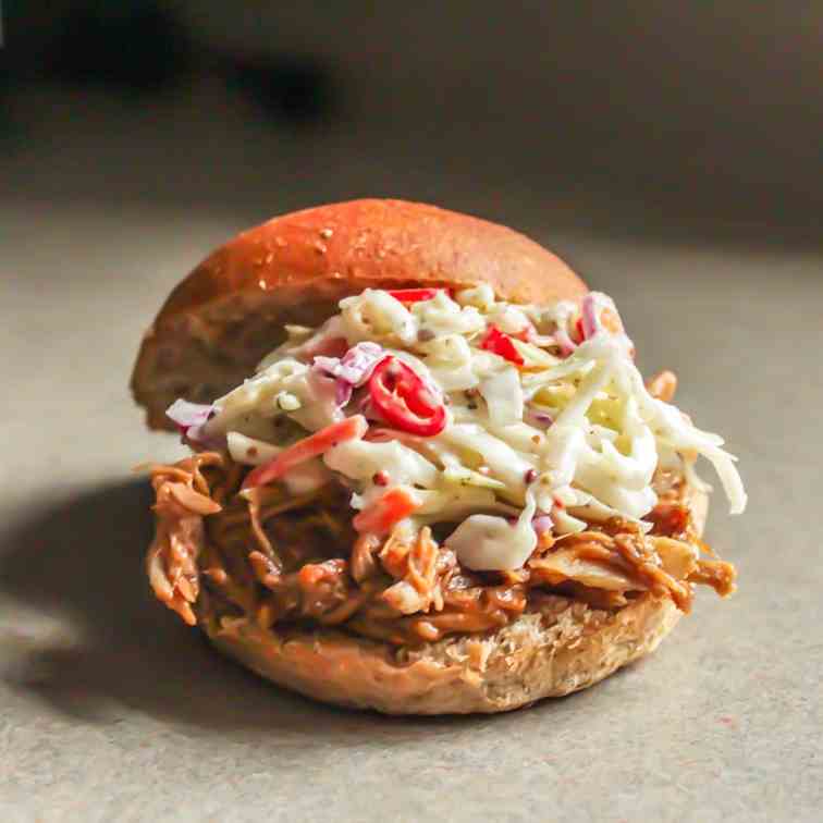 Spicy Pulled Pork Sandwiches