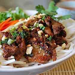 Vietnamese Grilled Pork over Vermicelli