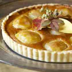 Anjou Pear and Almond Tart