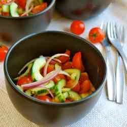 Cherry Tomato and Cucumber Salad