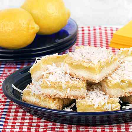 Coconut Sugar Lemon Squares