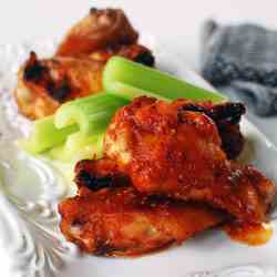 Korean-flavored Baked Chicken Wings