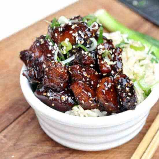 Twice Cooked Sticky Pork Belly