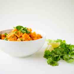 Thai Sweet Potato Curry Rice Noodle