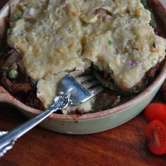 Potato Topped Vegan Stew