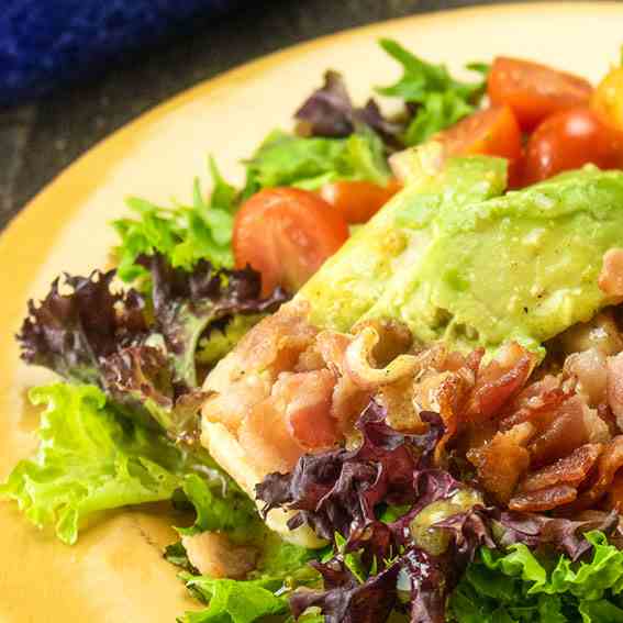 Chicken Avocado Salad with Homemade Vinaig