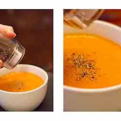 Sweet & Spicy Butternut Squash Soup