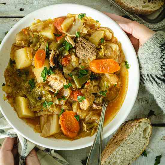 Bosnian Cabbage Stew [Bosanski Lonac]