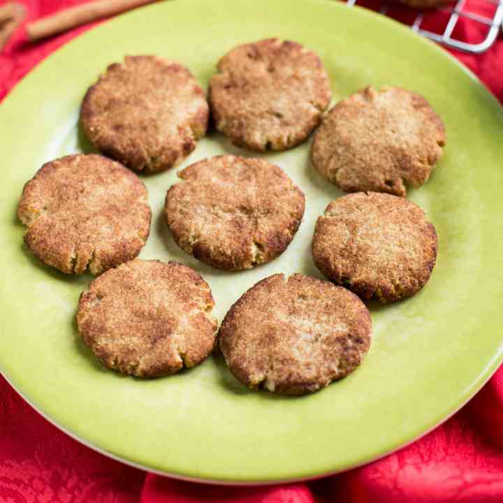 Keto Low Carb Snickerdoodle Cookies