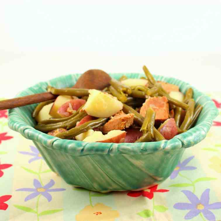 Southern-Style Green Beans with Potatoes