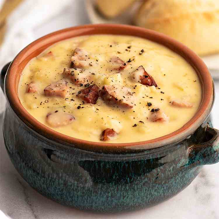 Cheesy Sausage Potato Soup
