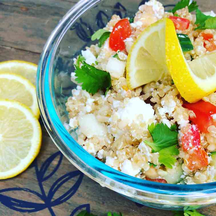 Vegetarian Quinoa - Feta Salad