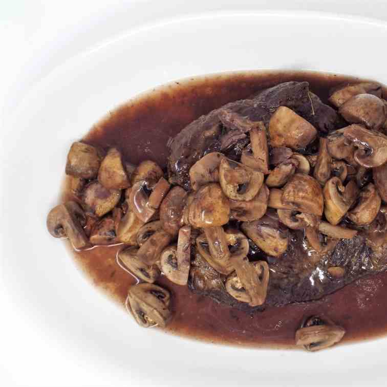 Red Wine Pot Roast with Mushrooms