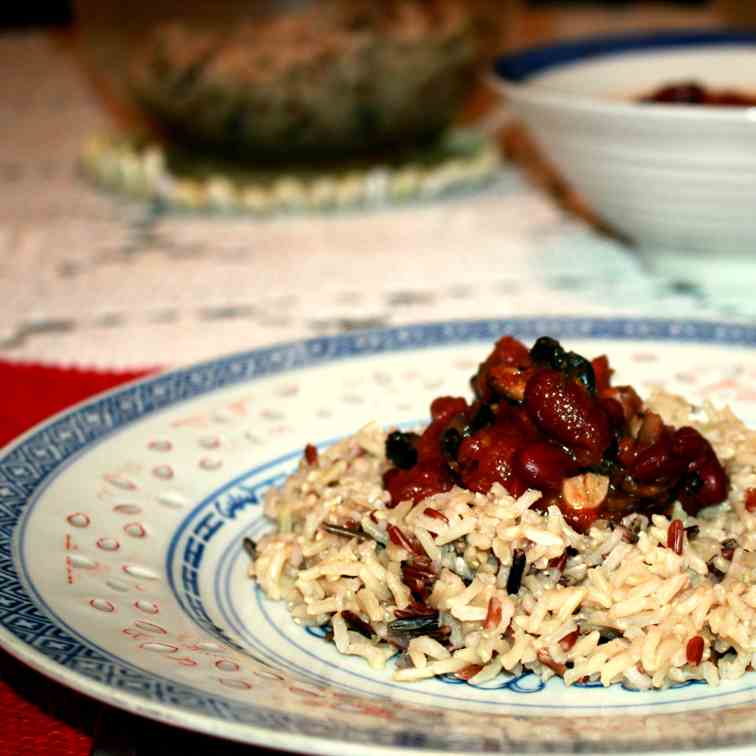 Wild Rice with Beans